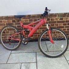 TRAX TFS1 Mountain Bike, Red, 26 Inch Wheels, Welling DA16