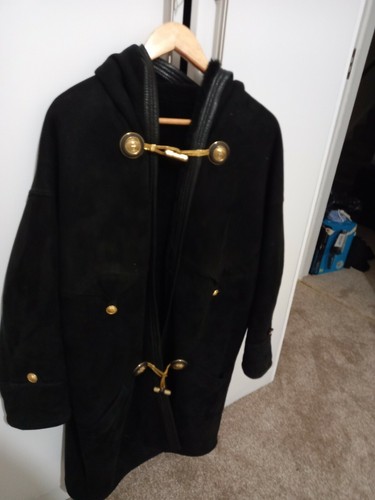 Gianni versace sheepskin coat - gianni,