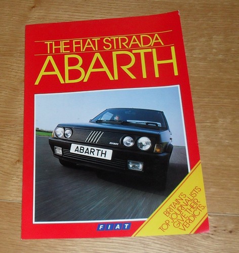 Fiat strada abarth brochure - strada,