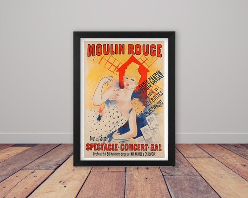 Framed moulin rouge jules - framed,