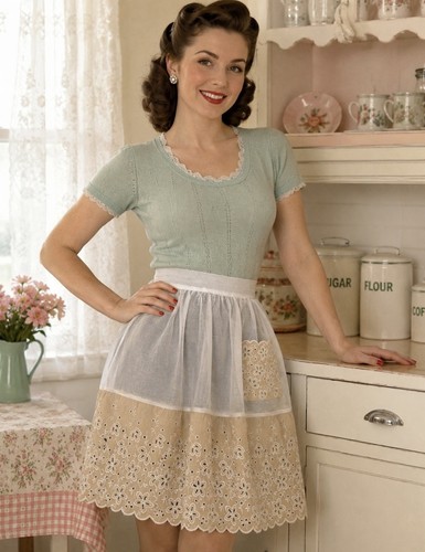 Vintage 1940s sheer - 1940s,