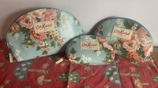 A set of three pretty oil cloth Cath Kidston wash bags/toiletry/makeup bags.