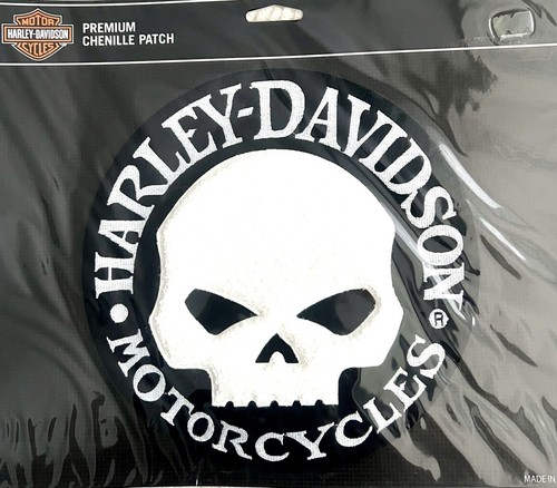 Harley davidson skull chenille - harley-davidson,