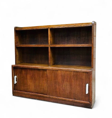 Antique oak bookcase solid - oak,