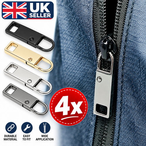 Zipper puller repair - 4x,
