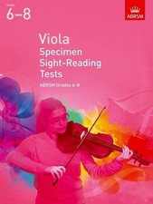 Viola Specimen Sight-Reading Tests, ABRSM Grades 6-8: from... - DIVERS AUTEURS