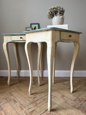 A Pair Of Vintage French Painted Side Tables 