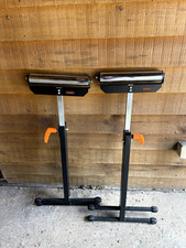 Pair of  VonHaus Roller Stands  H Duty Steel Adjustable Work Stands Woodworking