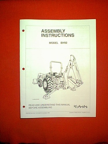 Kubota tractor backhoe - tractor,