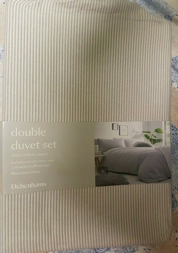 Debenhams silver striped - silver,