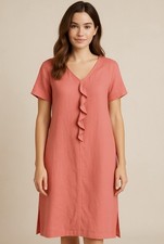 Hot Cotton Linen Resort Dress