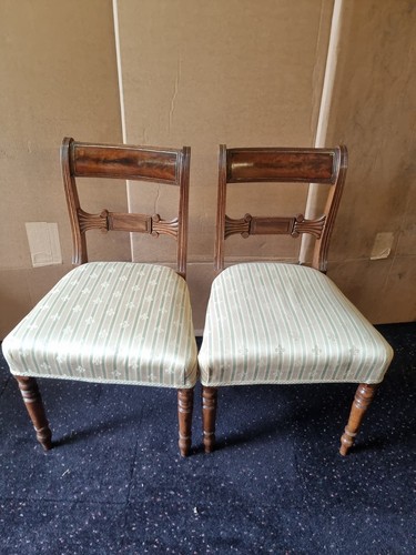 Pair antique mahogany - pair,