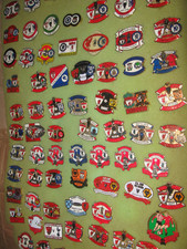 VARIOUS RARE OLD LIVERPOOL FOOTBALL CLUB LEAGUE & CUP MATCH ENAMEL PIN BADGES
