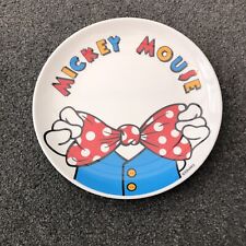 Vintage 1980's Walt Disney World Mickey Mouse melamine Superware plate