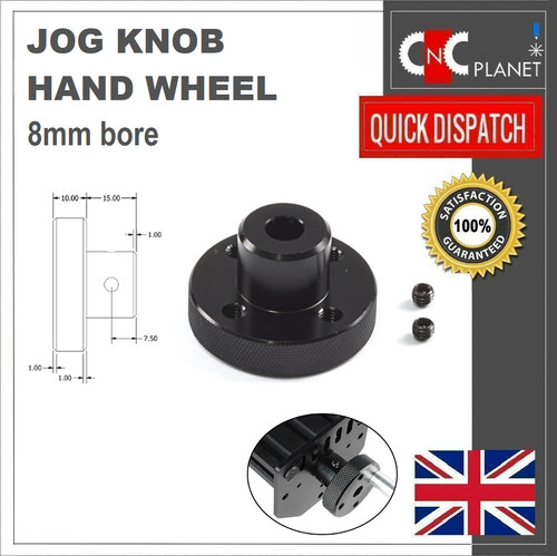 Jog knob hand wheel collar - knob,
