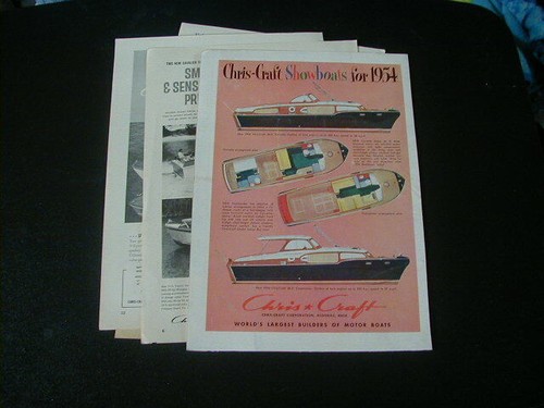 Vintage lot chris craft - of,