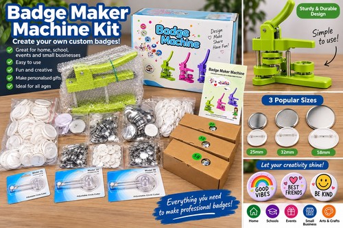 Badge maker machine kit button - kit,