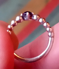 Pandora silver bubble ring