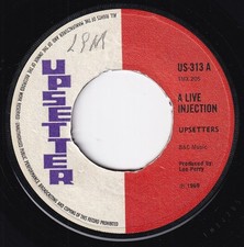 60s Skinhead Reggae UPSETTERS a live injection 1969 UK 7" Vinyl 45 Good