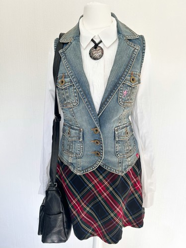 Vintage esprit dark - vintage, blue