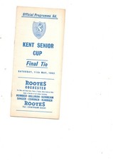 Ashford Town v Margate 1962 - 1963 Kent Senior Cup Final (at Gillingham FC)