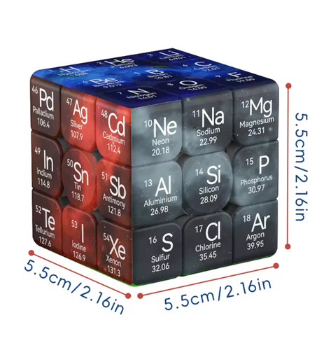 Premium 3x3 periodic table - premium,
