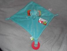 Tesco elephant comforter soft toy Carousel NEW blue blankie