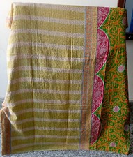 Parchwork Kantha Quilt Indian