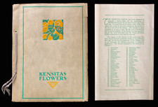 1933 kensitas silks flowers - 1933,