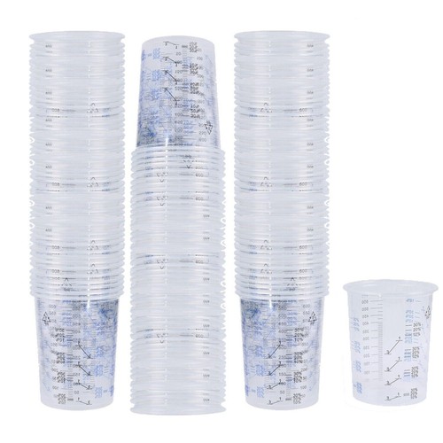 Plastic paint mixing cups - plastic,