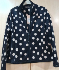 TU Womens Navy Blue Polka Dot