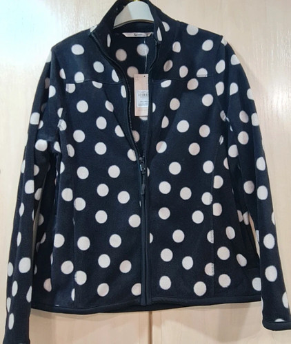 Womens navy blue polka - navy,