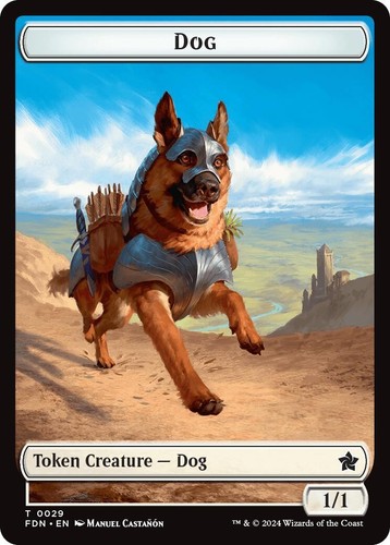 Mtg dog beast - dog,