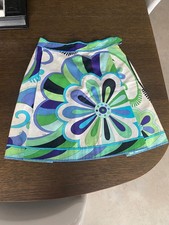 Vintage 1960s 70s Pucci Italy Saks 5th Avenue Skirt  Size 14 XS S Groovy Floral
