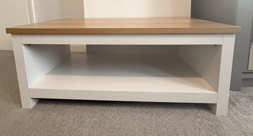 Table featuring white base - a,