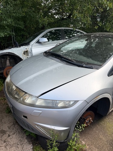 Honda civic 2006 silver front - 2006,