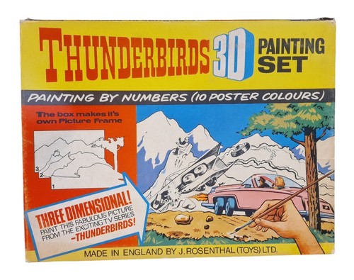 Thunderbirds painting set - 3d,