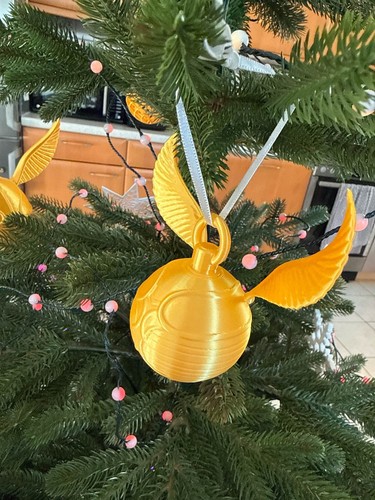 Golden snitch bauble - , /