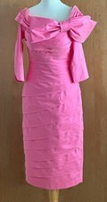 Irresistible By Veromia Designer Dress IR7206 Bright Pink RRP £765.00 Size 10