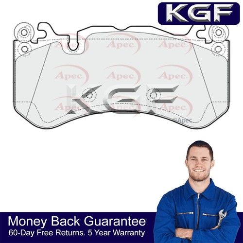 Kgf front brake pads - front, set