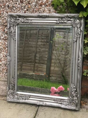 Large silver ornate wall - ornate,