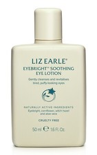 Liz Earle EYEBRIGHT Soothing Eye Lotion Cleanser 50ml Revitalises Puffy Eyes