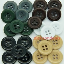 10 Trouser Braces Buttons 17mm