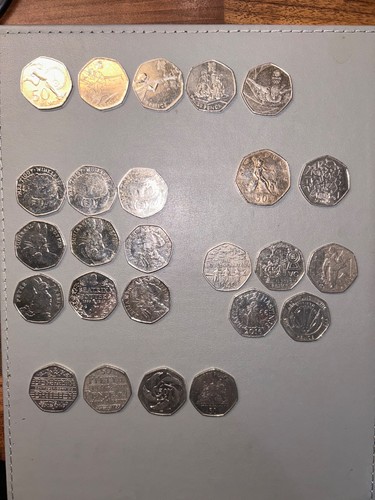 Collectible 50p bundle - x,
