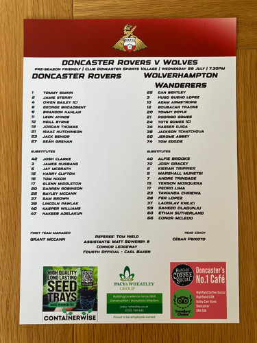 Doncaster rovers 2026 2027 - doncaster, 2026-2027