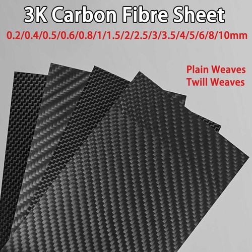 Matt finish carbon fiber - finish, sheet