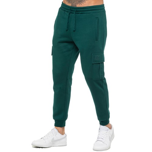 Enzo mens cargo joggers cuffed - cargo,