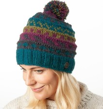 Bobble Hat Unisex Hand Knitted