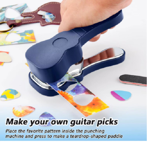 Guitar pick punch kit - pick,