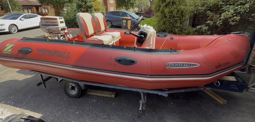 Zodiac rib boat with 25hp - zodiac,